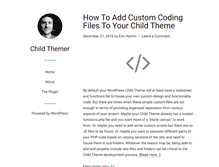 Tablet Screenshot of childthemer.com